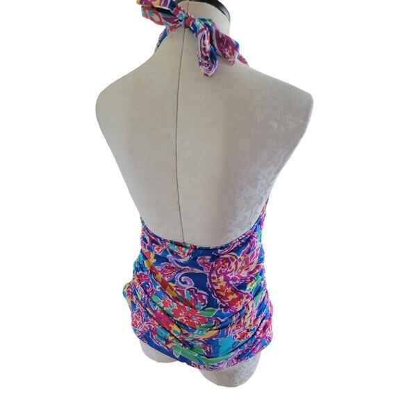 Ralph Lauren Swim Halter Tankini Top 38D - Picture 2 of 3